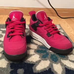 Pink Jordan’s Retro 4 - Vday